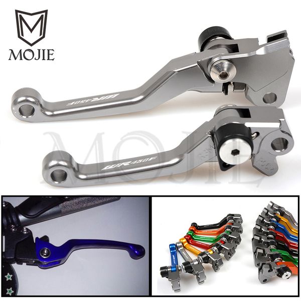

for yamaha wr 450 f wr450f wr 450f wr450 f 2001-2015 motocross cnc pivot brake clutch levers dirt bike wr450f blue red titanium
