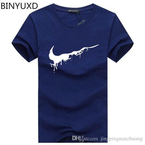 

2019 бренд лето мужская повседневная с короткими рукавами хлопчатобумажная рубашка футболка с принтом мужская футболка хип-хоп футболка мужс, White;black