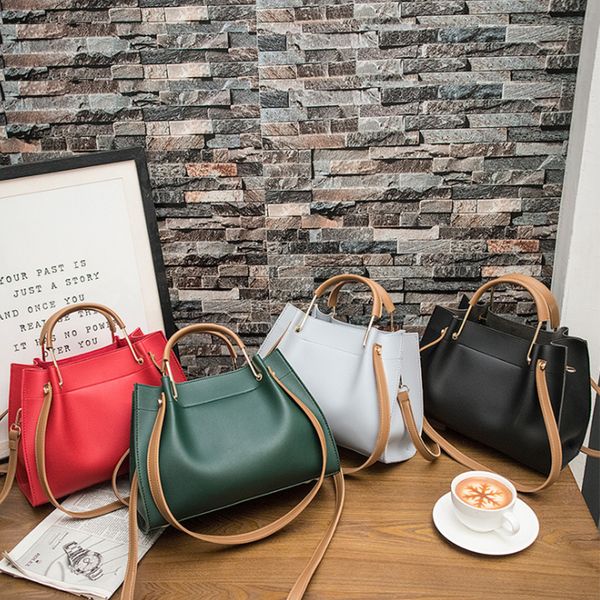 

женский твердая плеча сцепления кошелек сумка женская tote сумки