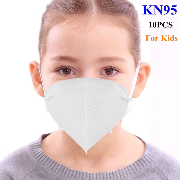 

10pcs children kids kn95 mask bacteria proof flu 4 layer anti ncov pm2.5 filter protection masks anti-dust mouth face mask