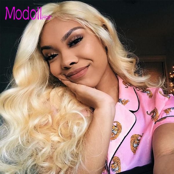 

613 bundles with frontal brazilian body wave virgin hair bundles with closure pre-plucked blonde remy human hair extensions, Black;brown