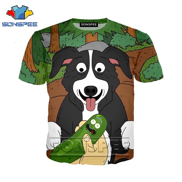 

anime 3d print t shirt mr pickles men women streetwear rock fashion dog t-shirt kid harajuku tees funny shirts homme tshirt a65, White;black