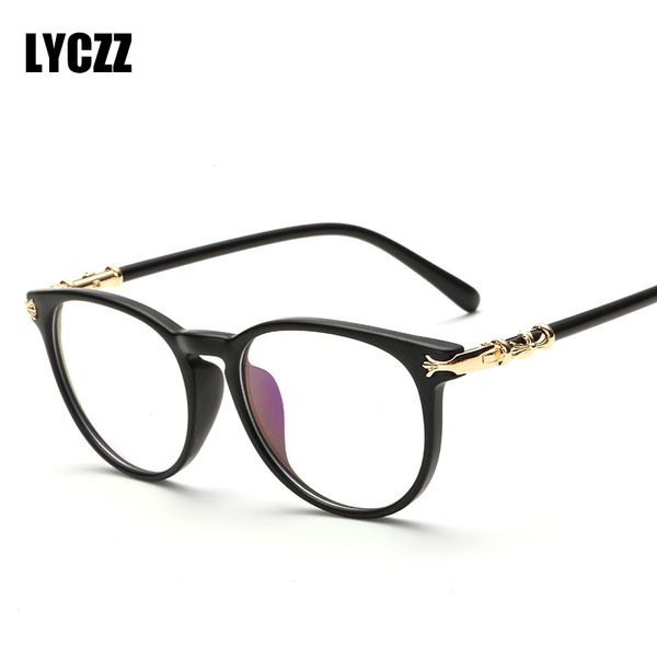 

lyczz plain lens eyewear frame for women&men fashion optical black spectacle eyeglasses glasses frame retro lunette de vue th