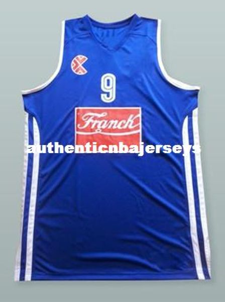 

#15 dario saric franch men's basketball jersey all size embroidery stitched customize any name and name xs-6xl vest jerseys, Black;blue