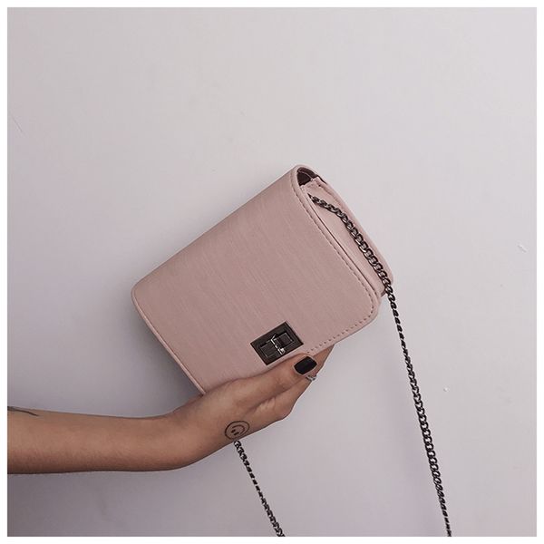 

new luxury cover handbags for women ladies striped crossbody bags pu leather chain metal messenger bag soild shoulder bag