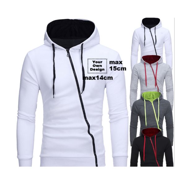 

2019 men's leisure hoodies zipper diagonal man classic hoody male popular hoodies men's print pattern sweatshirts jackets sa-8, Black