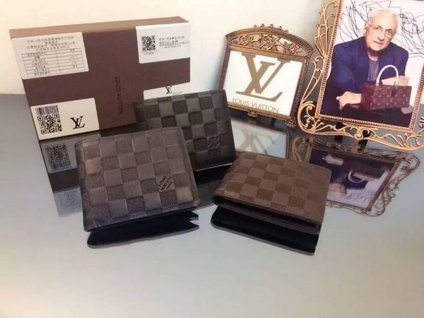 

2019 n63124 multiple wallet printing embossed card wallet holder portable card pack wallets purse mini clutches exotics evening chain belt