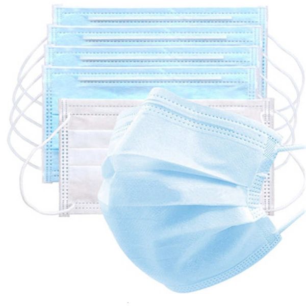 

facewholesale 3 слойный ушные петли пыле лица маски нетканые л фильтр party mask синий mascherine на складе