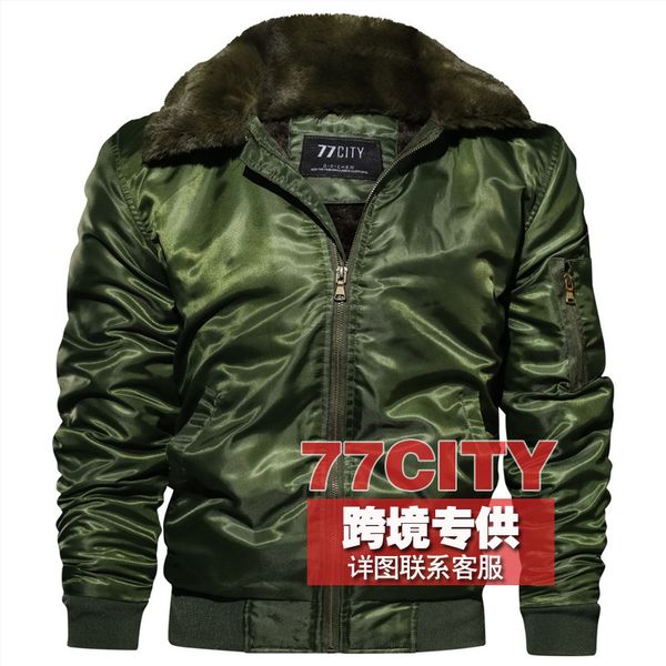 

winter warm european size men's jacket cotton padded clothes winter clothing coat outside wearing clothes men, Tan;black