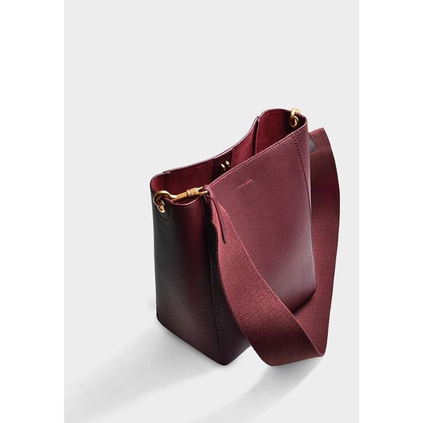 

charm2019 bucket sangle из натуральной кожи козье grain одного плеча женщины пакет коровьей ширина планки вскользь кроссбоди
