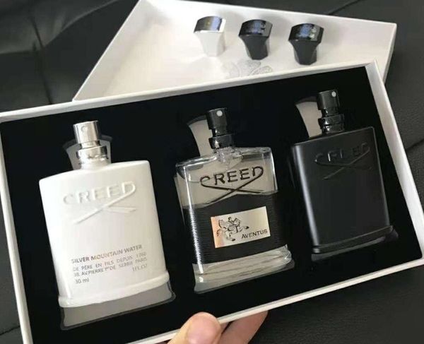 

духи набор Кредо Men Fragrance Set 30мл * 3шт Портативный Аромат Kits долговечны джентльмен Д