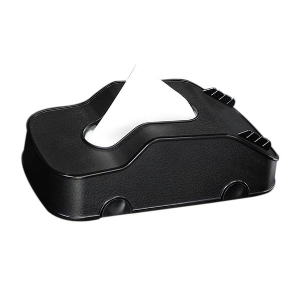 

car tissue box abs multi-function paper towel box mobile phone rack holder car styling interior accessories