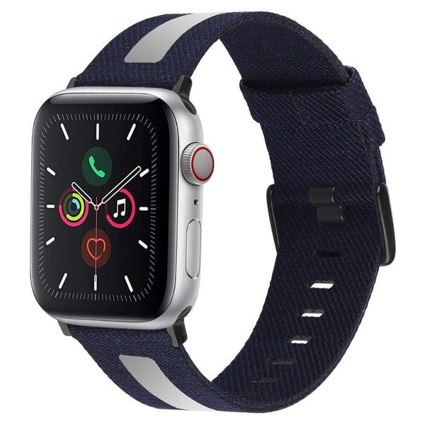 

band for series 3/2/1 38mm 42mm nylon soft breathable replacement strap sport loop series 4 5 40mm 44mm, Black;brown