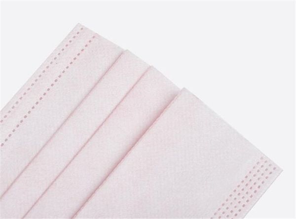 

black face mask sfyg 3 ply mask protective non woven elastic mouth soft breathable safety face masks fast shipping black black/white/pink