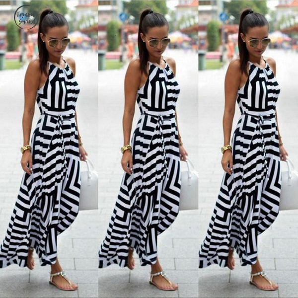 

women summer dress boho long maxi evening party dress beach dress sundress new woman clothes, Black;gray