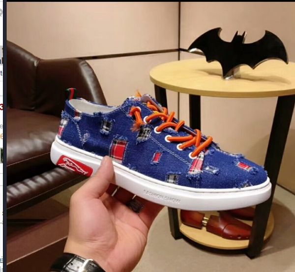 

2019 fashion ace sneakers loafers designers men low cut casual flat shoes design zapatos driving shoes, Black