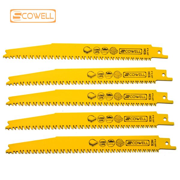 

30% off 8 inch 6/10tpi grinding teeth sabre saw blades fast wood cutting 2345x reciprocating saw blades