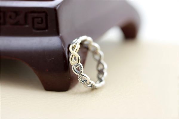 

authentic 925 sterling silver ring sparkling infinite love with crystal rings for women wedding party gift fine europe jewelry
