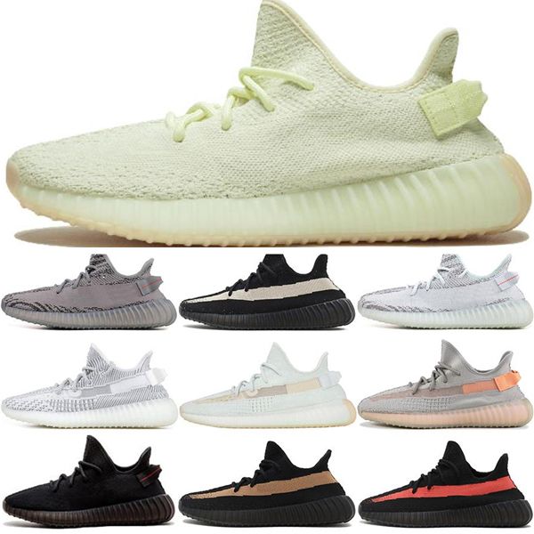 

kanye west v2 men desinger triple running shoes 2019 women trainers frozen yellow cream zebra sports zapatos sneakers size 12