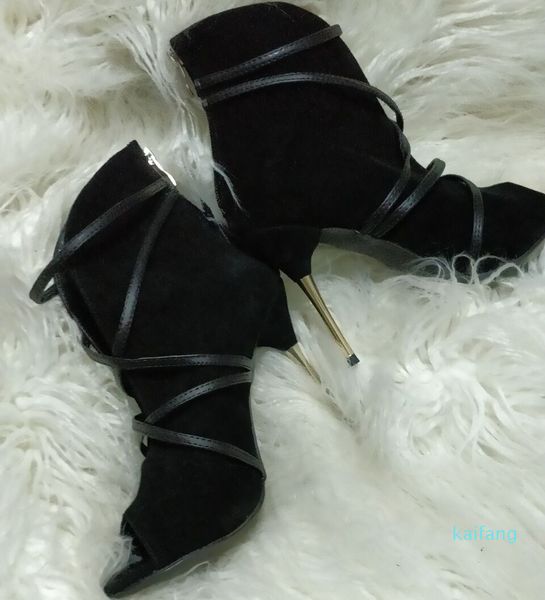 

luxury classy stiletto high heels peep toe designer pumps black suede dress shoes knot  cm party shoes