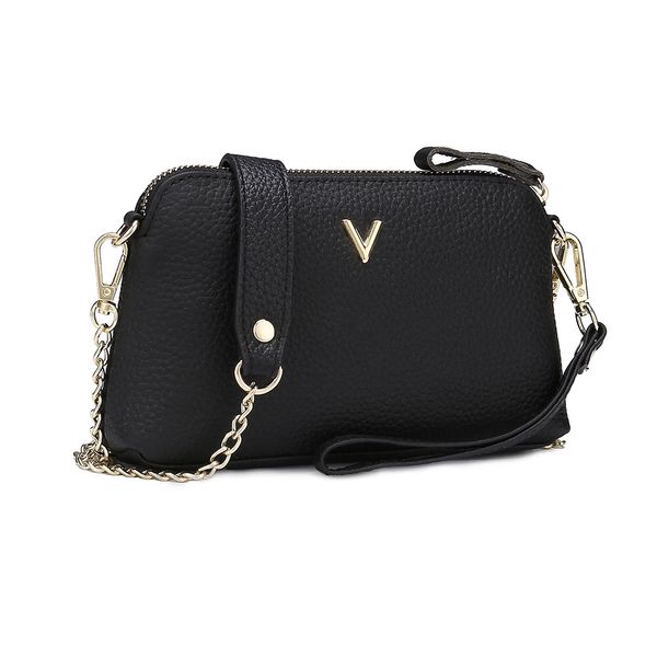 

diagonal black bag ladies fashion leather simple one-shoulder clutch bag student chain wild soft leather coin purse wholesale 835
