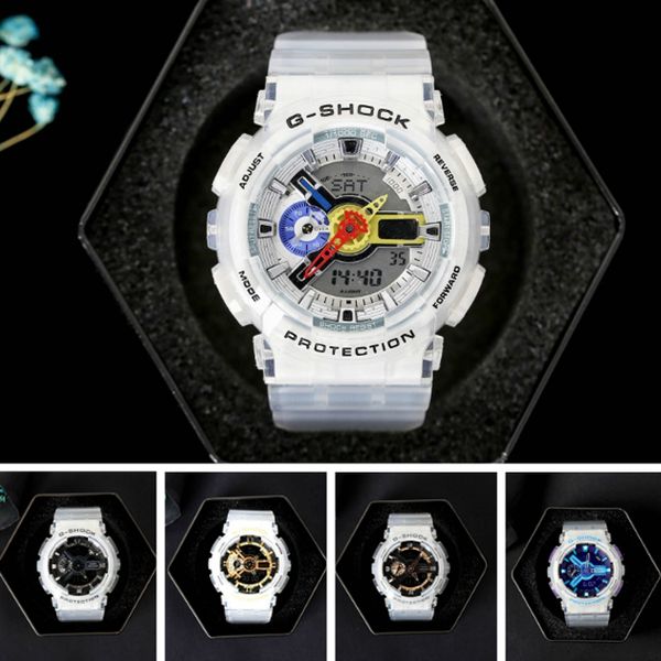 

casiÃ¶ g-shÃ¶ck fashion men sports watches digital quartz watch led big dial 30m waterproof dual display wristwatches g style shock watch, Silver