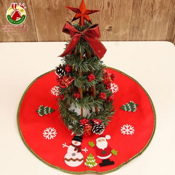 

christmas soft santa tree skirt base floor mat cover xmas party decor ornament