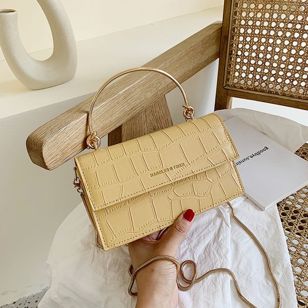 

crocodile pattern women shoulder crossbody bag all-match flap small bag 2019 fashion tide chain handbag ladies mobile phone