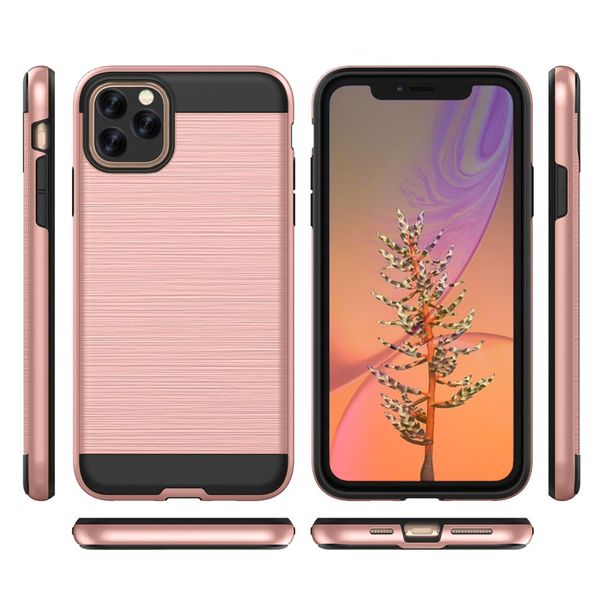 Karbon Fiber Manyetik Cep Telefonu Kılıfları iPhone 11 Pro Max XR XS Galaxy Note10 Artı S9 S8 TPU Kauçuk Erkekler Kapak