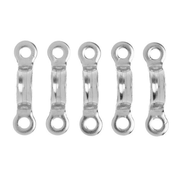 

marine 5 pieces marine 316 stainless steel sheet eye lacing strap saddle clip for kayak canoe fishing dinghy boat accessories
