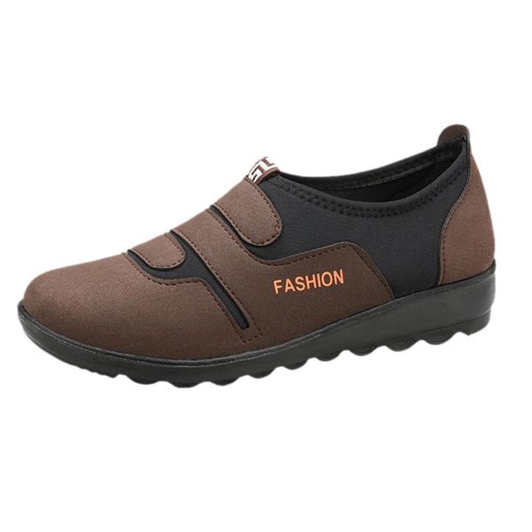 

women's large size solid color soft bottom comfortable shoes retro shoes fashion women slip on schoenen dames#g20, Black