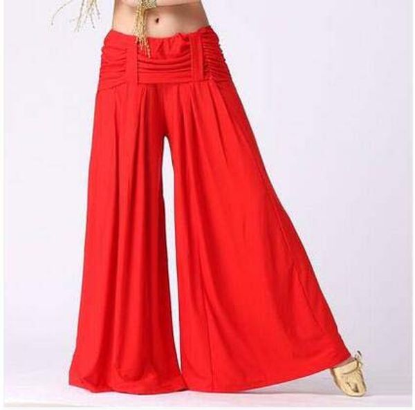 

new belly dance costumes senior crystal cotton belly dance pants for women trousers, Black;red