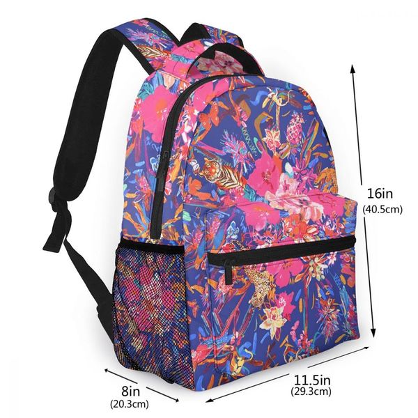 

whereisart 2019 the fashion bags floral printing ladies girl school backpack shoulder bags travel rucksack satchel