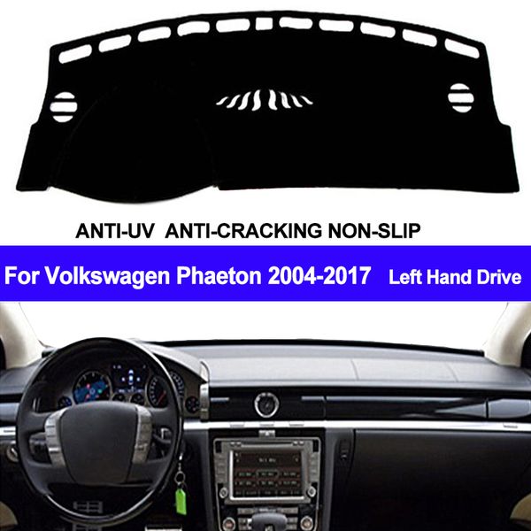 

taijs car dashboard cover for phaeton 2004-2011 2012 2013 2014 2015 2016 2017 dash mat dash board pad carpet anti-uv