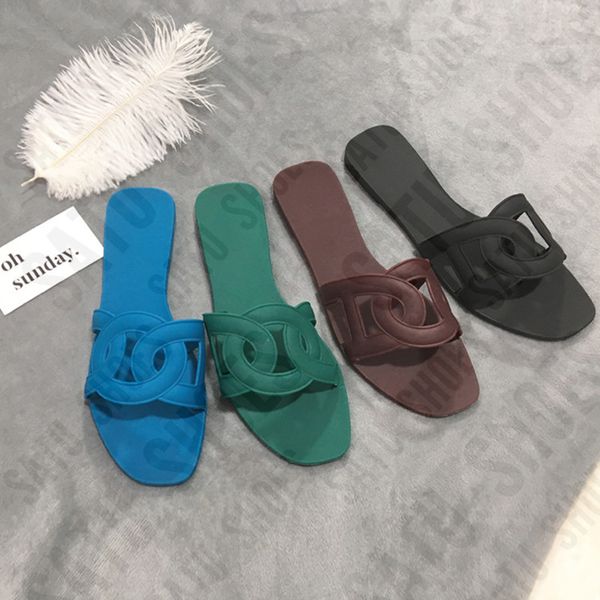 

wholesale women sandals slippers crystal jelly color club solid color wear-resisting outdoors holiday beachwear flat shoes stylish 0080, Black