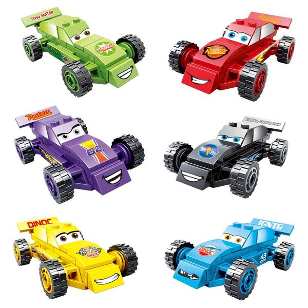 

cars 3 juniors easy to build lightning smokey sheriff willy miniature building block toy for boy