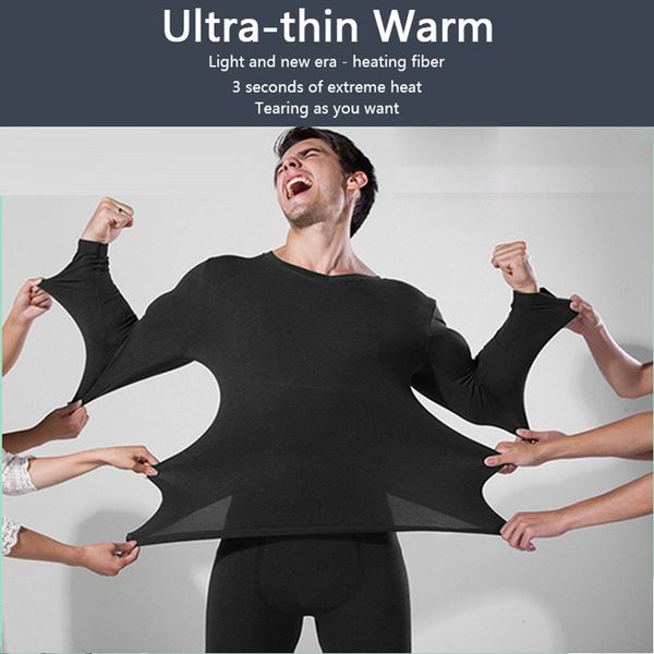 

autumn tracksuits men sportswear sport suit men's winter warm underwear set 3 seconds thermal clothes one size#g4, White;black