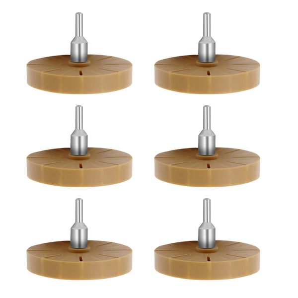 

6pcs decal eraser wheel remover removing car stickers vinyl stripe stickers