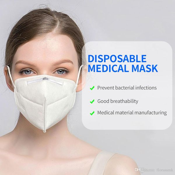 

100pcs 500pcs protective face masks kn95 mask breathable 3m maschere mascherinespot safety face masks dust n95 masks anti infection ffp2