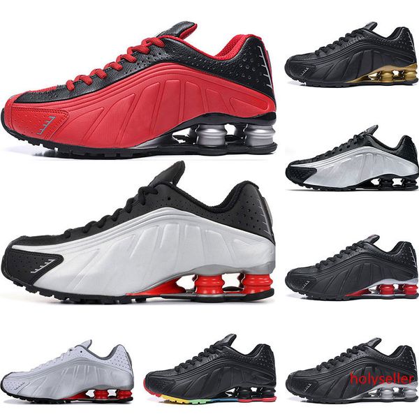 

running shoes for men black metallic gold black silver triple black white r4 sports sneakers trainers size 40-45