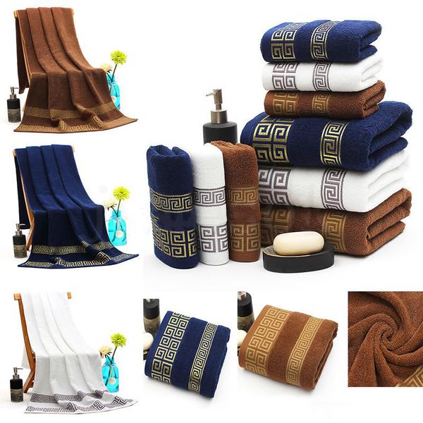 

3 colors bath towel broken and thickened absorbent pure cotton towel baby large bath towels 70*140 cm an2820