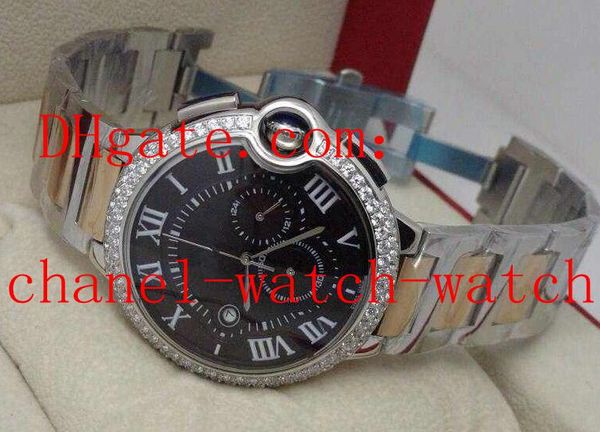 5 Стиль Популярная XL Chrono кварцевые Мужские часы W6920077 браслет из нержавеющей стали Мужские Дата Наручные часы