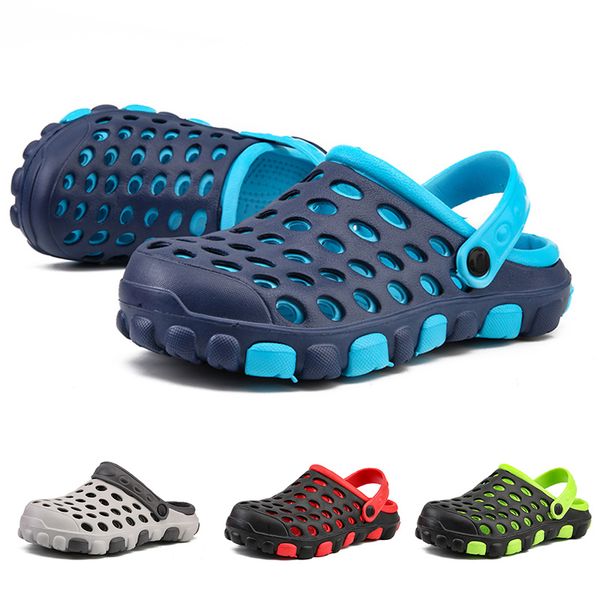 Men Women Breathable Slippers Hollow-out Beach Sandals Garden Hole Shoes Call