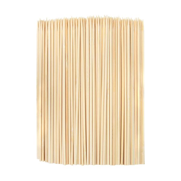 

100pcs/bag natural bamboo skewer sticks wooden barbecue kabob skewers for grill bbq kebab marshmallow roasting fruit picks
