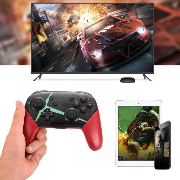 

nintend switch pro controller bluetooth wireless gamepad game joystick host console joypad for nintend switch game console r20 no logo