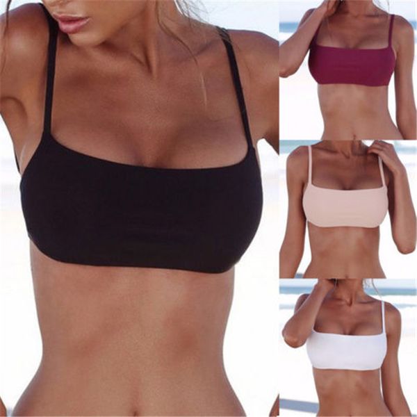 

women bikinis separate female swimsuit push up bikini 2019 solid beachwear bathing suits women swimming suit monokini