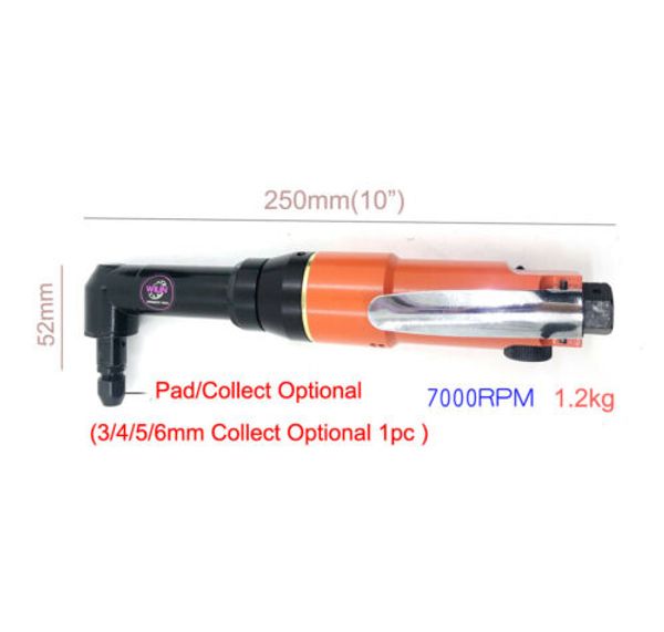 

6mm 1/4" collect micro mini air angle drill 5" extended aerospace industries