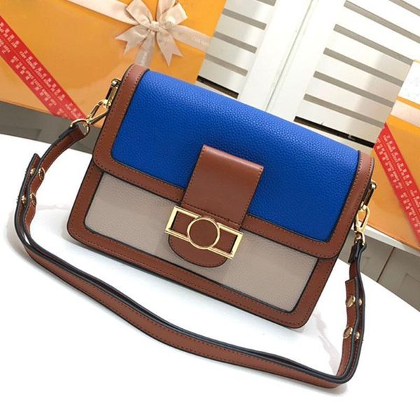 

two-tone patchwork shoulder bags chain crossbody genuine leather brands handbags purses female bag designer bag small bags