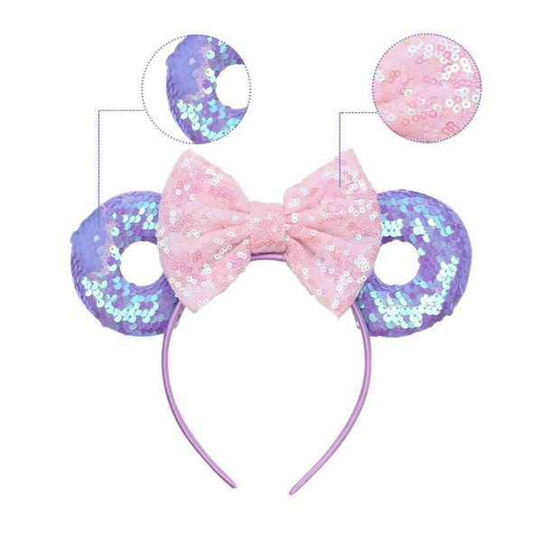 

girl kid hair hoop band donut mouse ears bow knot party accessories headband