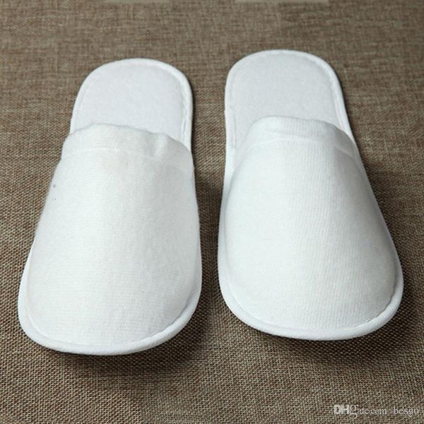 

wholesale travel l spa anti-slip disposable slippers home guest shoes multi-colors breathable soft disposable slippers dh0606